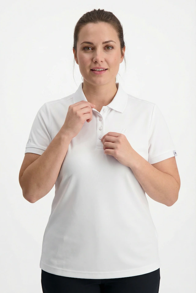 Maier Sports Poloshirt »D GG Poloshirt« hoch geschlossener Polokragen mit Knopfleiste