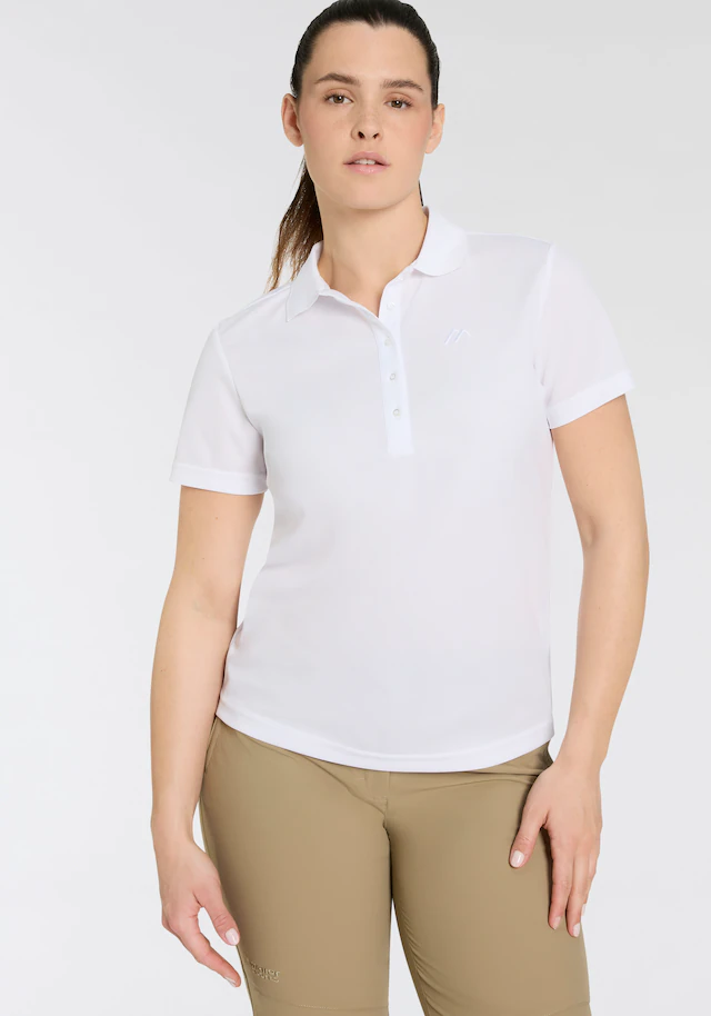 Maier Sports Poloshirt »D GG Poloshirt« hoch geschlossener Polokragen mit Knopfleiste