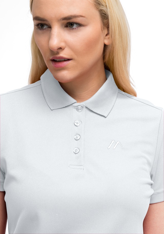 Maier Sports Poloshirt »D GG Poloshirt« hoch geschlossener Polokragen mit Knopfleiste