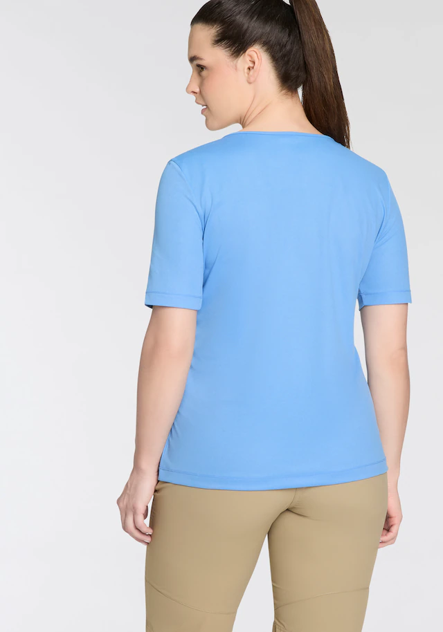 Maier Sports T-Shirt Kurzarm, mit Rundhalsausschnitt, atmungsaktiv, schnell trocknend