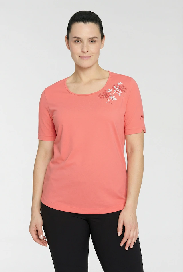 Maier Sports T-Shirt Kurzarm, mit Rundhalsausschnitt, atmungsaktiv, schnell trocknend