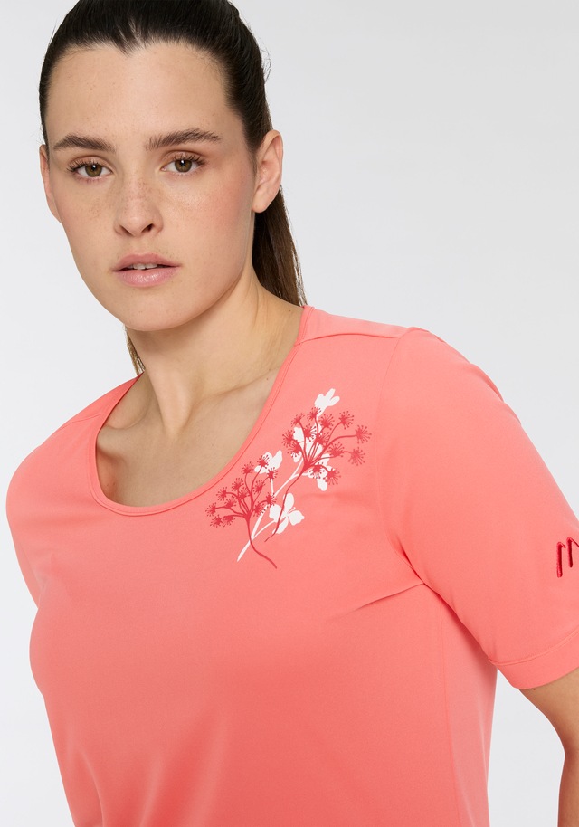 Maier Sports T-Shirt Kurzarm, mit Rundhalsausschnitt, atmungsaktiv, schnell trocknend