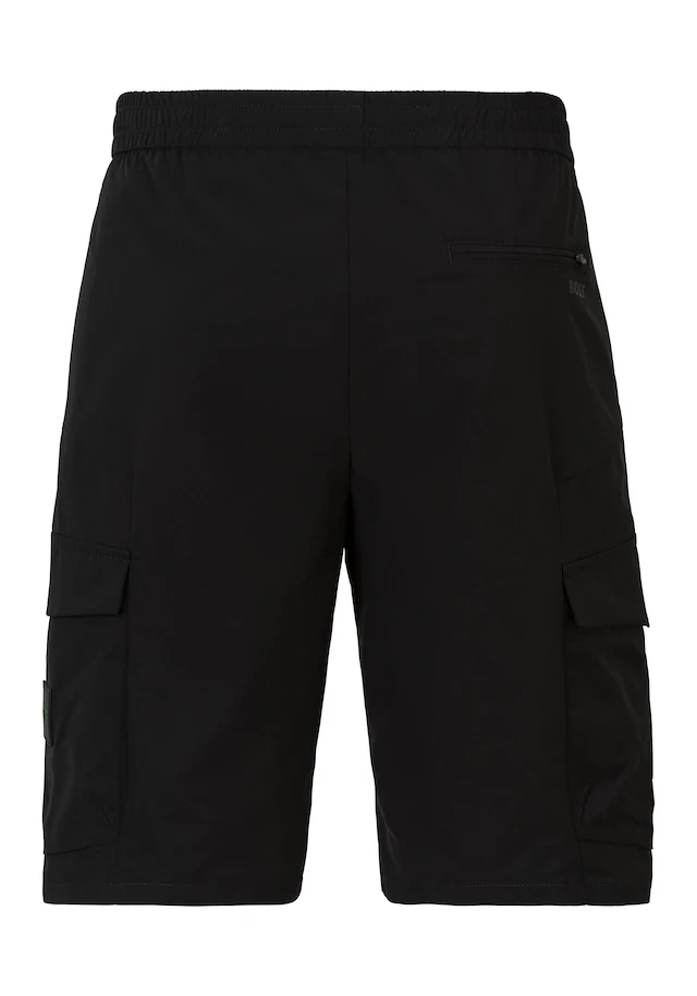 BOSS GREEN Shorts »S Urbanex-Cargo« mit Cargotaschen Cargohose Stretchhose Businesshose Anzughose