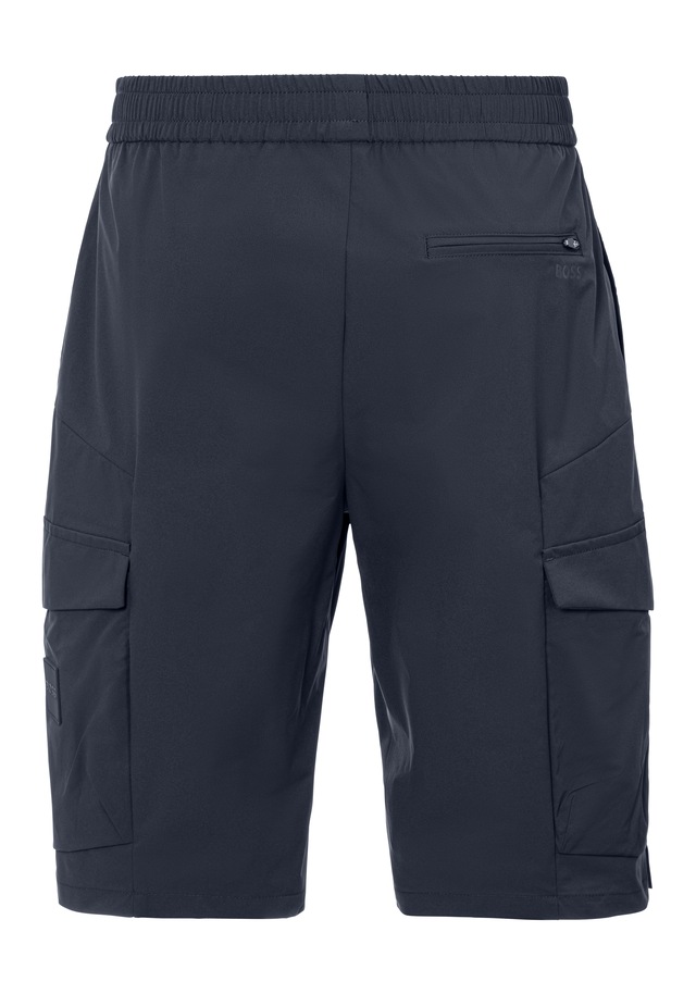 BOSS GREEN Shorts »S Urbanex-Cargo« mit Cargotaschen Cargohose Stretchhose Businesshose Anzughose