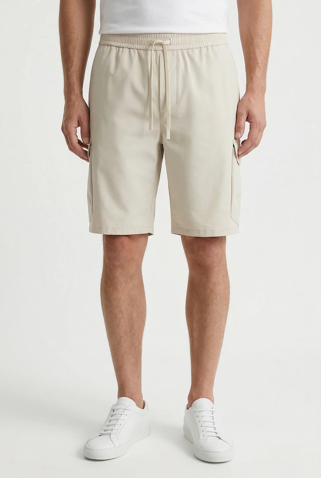BOSS GREEN Shorts »S Urbanex-Cargo« mit Cargotaschen Cargohose Stretchhose Businesshose Anzughose