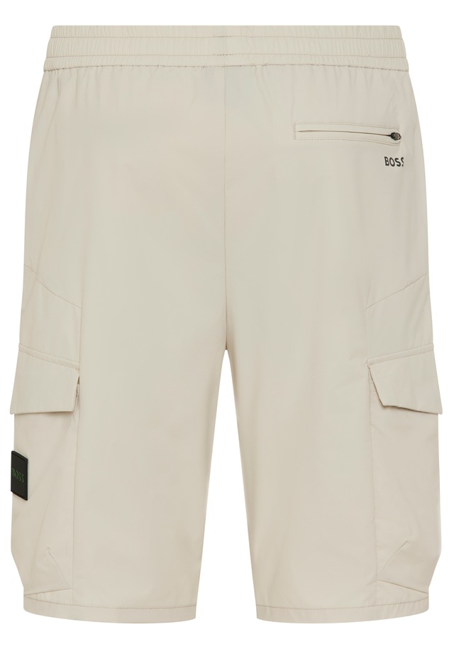 BOSS GREEN Shorts »S Urbanex-Cargo« mit Cargotaschen Cargohose Stretchhose Businesshose Anzughose