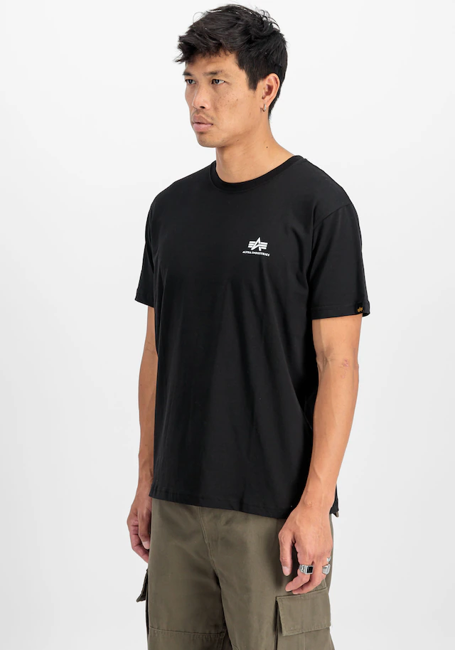Alpha Industries Rundhalsshirt »Basic T Small Logo 2 Pack« Set, 2 Stk.