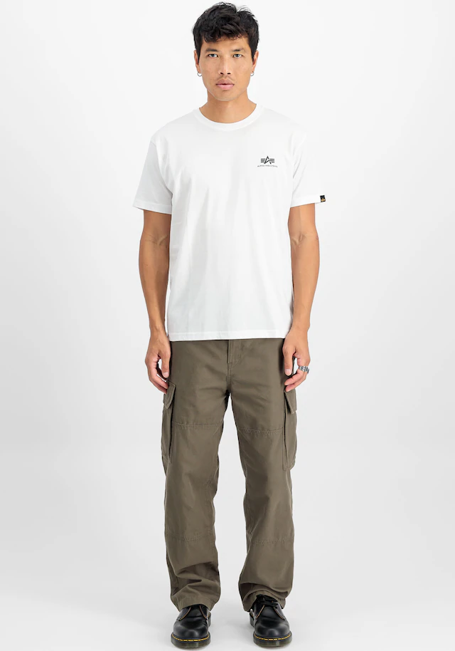 Alpha Industries Rundhalsshirt »Basic T Small Logo 2 Pack« Set, 2 Stk.