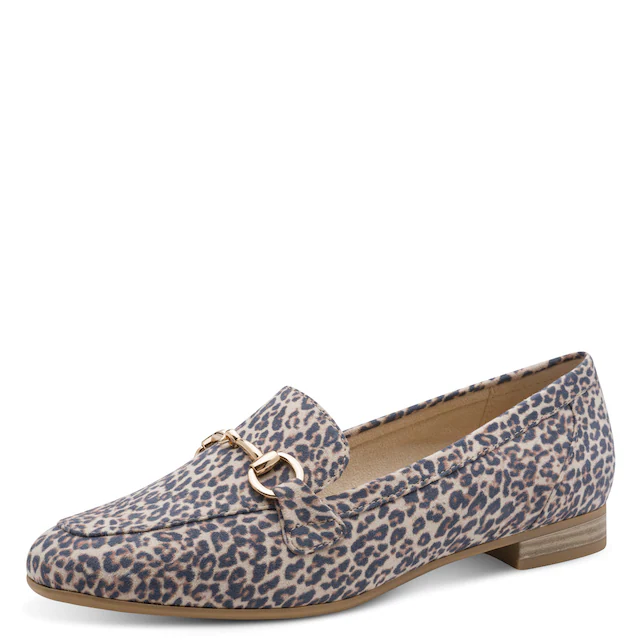 MARCO TOZZI Slipper , Blockabsatz, Loafer, Businessschuh mit Schmuckspange