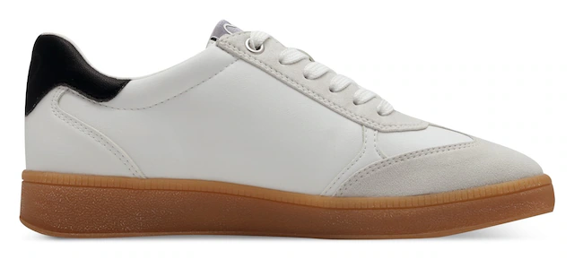 MARCO TOZZI Plateausneaker , Freizeitschuh, Halbschuh, Schnürschuh mit Kontrastbesatz