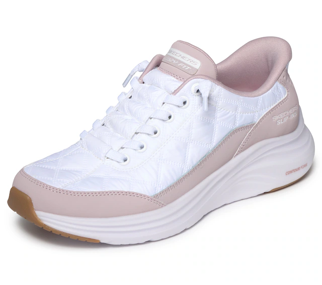 Skechers Slip-On Sneaker »Contour Foam - Cozy Fit« Slipper mit Handsfree Slip-ins und gestepptem Cozy Fit™-Mesh