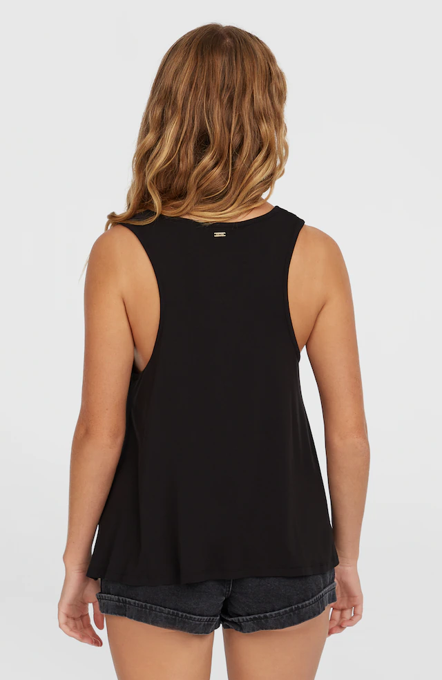 O'Neill Tanktop »ESSENTIALS TOKEENA EMBROIDERY TANK« mit bestickten Einsätzen am U-Ausschnitt, aus Viskose und Elasthan