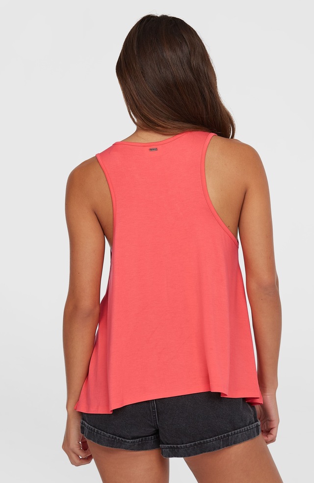 O'Neill Tanktop »ESSENTIALS TOKEENA EMBROIDERY TANK« mit bestickten Einsätzen am U-Ausschnitt, aus Viskose und Elasthan
