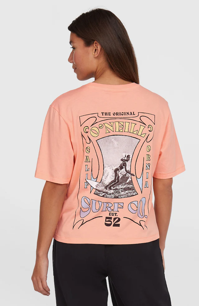 O'Neill T-Shirt »SUMMER MUSTHAVES BACK PRINT T-SHIRT« mit wasserbasierten Prints auf Brust und Rücken, lockere Passform