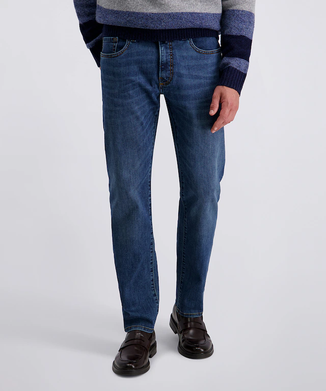 Pierre Cardin 5-Pocket-Jeans »PC-Lyon« aus Baumwolldenim-Mix mit Stretch