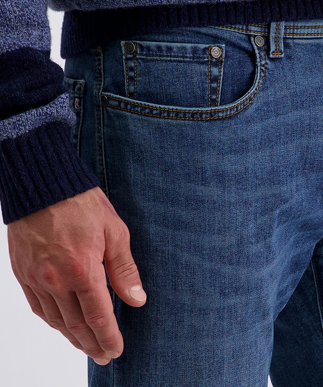 Pierre Cardin 5-Pocket-Jeans »PC-Lyon« aus Baumwolldenim-Mix mit Stretch