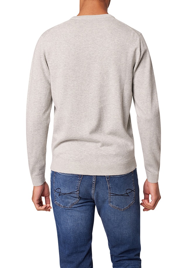 Pierre Cardin Rundhalspullover »Strick RH« mit Rippbündchen