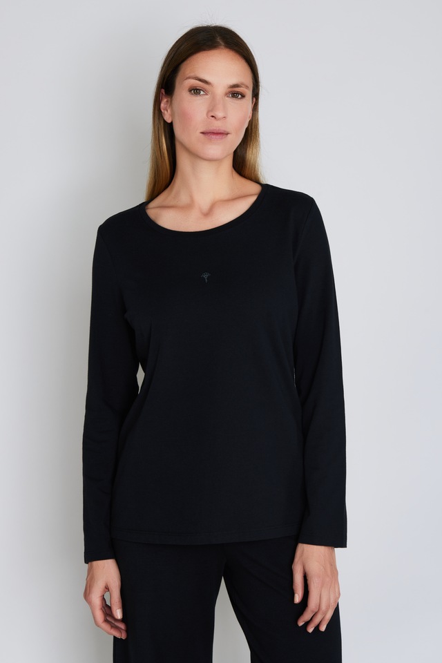 JOOP! Pyjamaoberteil »Cosy« mit Rundhalsausschnitt