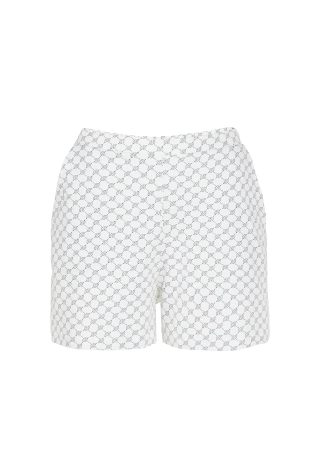 JOOP! Schlafshorts »Cosy« mit Cornflower-Allovermuster, elastischer Bund