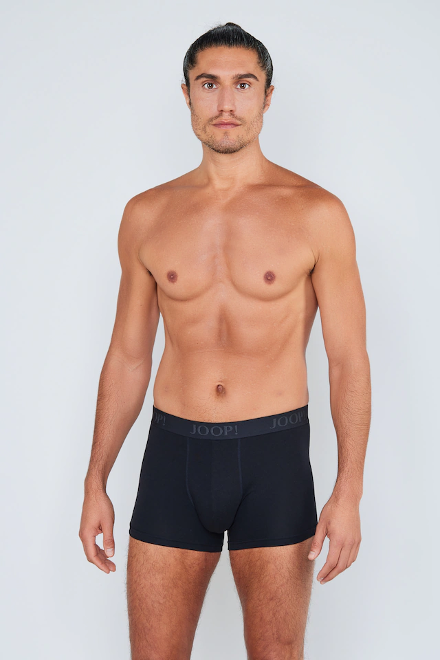 JOOP! Boxer »Everyday« Cotton-Stretch, hüftiger Sitz, elastisch, Logo-Bund