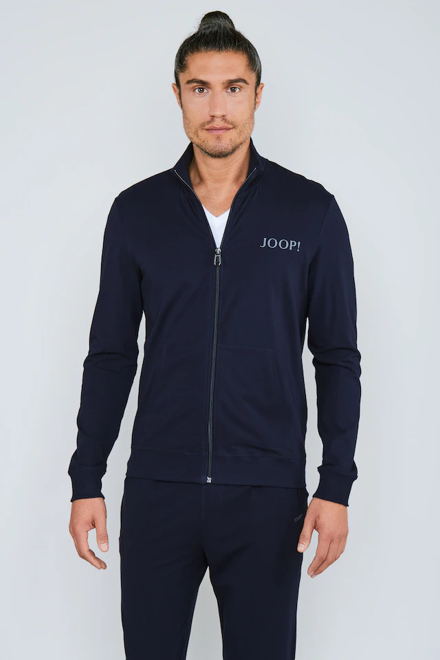 JOOP! Sweatjacke »Comfort« Stehkragen, Regular Fit, geteilte Kängurutaschen, langärmelig