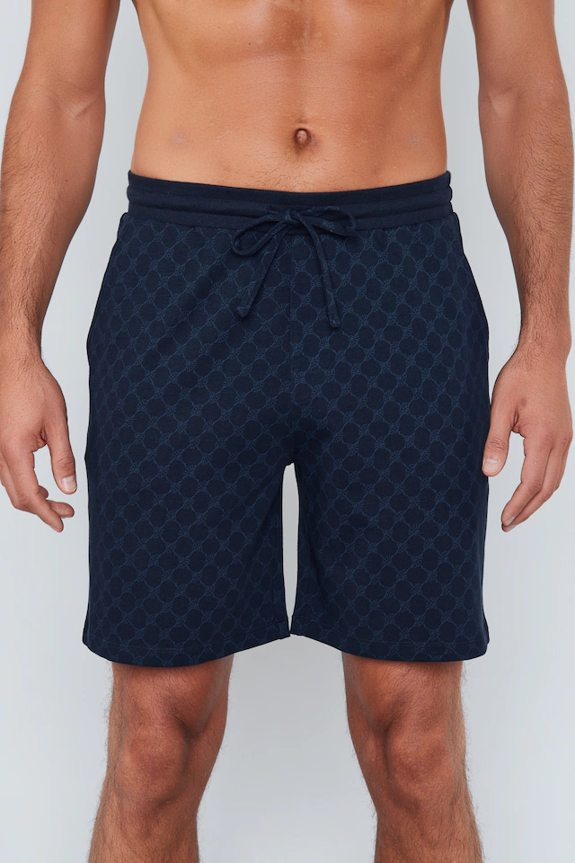 JOOP! Shorts »Leisure« mit Cornflower-Alloverprint, elastischer Bund