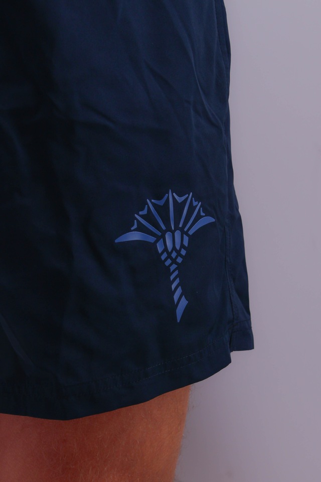 JOOP! Badeshorts »Solid« Cornflower-Logo, kurze Seitenschlitze
