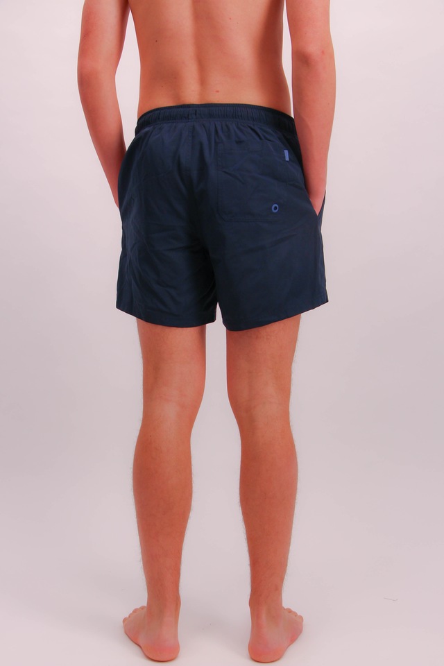 JOOP! Badeshorts »Solid« Cornflower-Logo, kurze Seitenschlitze