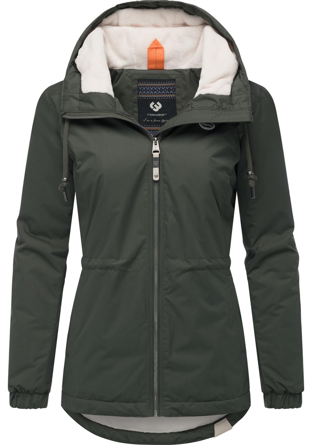 Ragwear Winterjacke »Dankka Warm« mit Kapuze Wasserdichte weiche Damen Jacke für den Winter