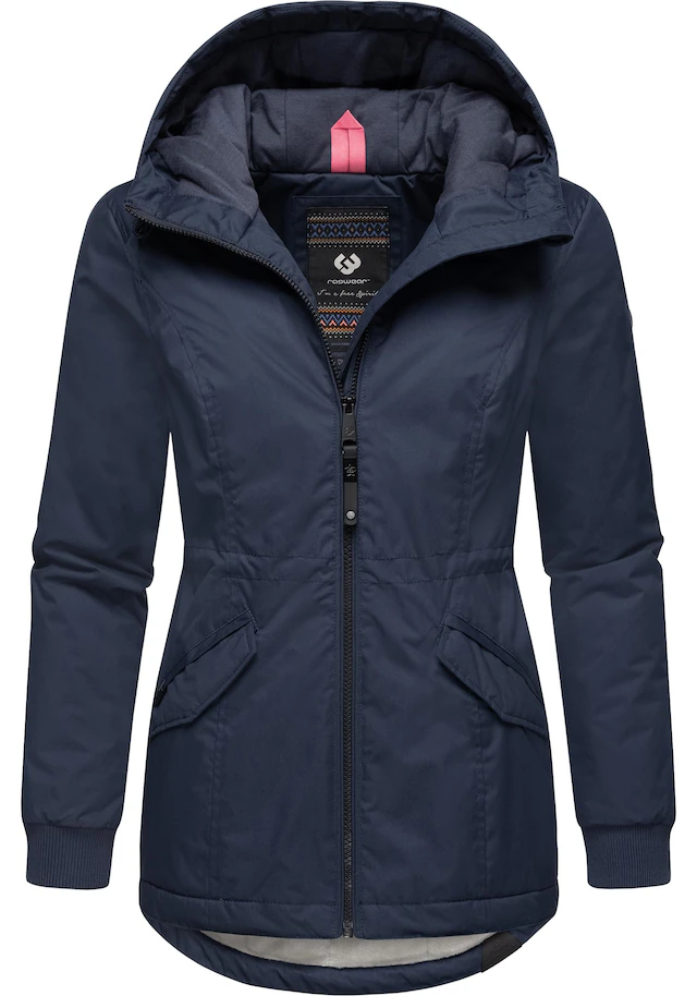 Ragwear Winterjacke »Dowey Warm« 1 Stk. tlg. mit Kapuze Wasserdichte weiche Damen Jacke für den Winter