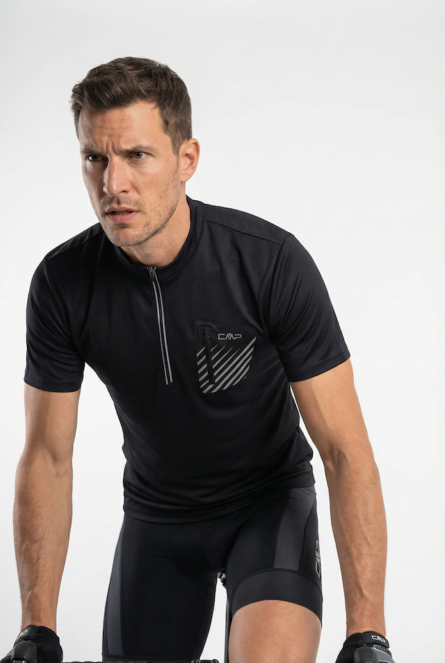 CMP Radtrikot für Radsport und sportliche Aktivitäten, pflegeleicht