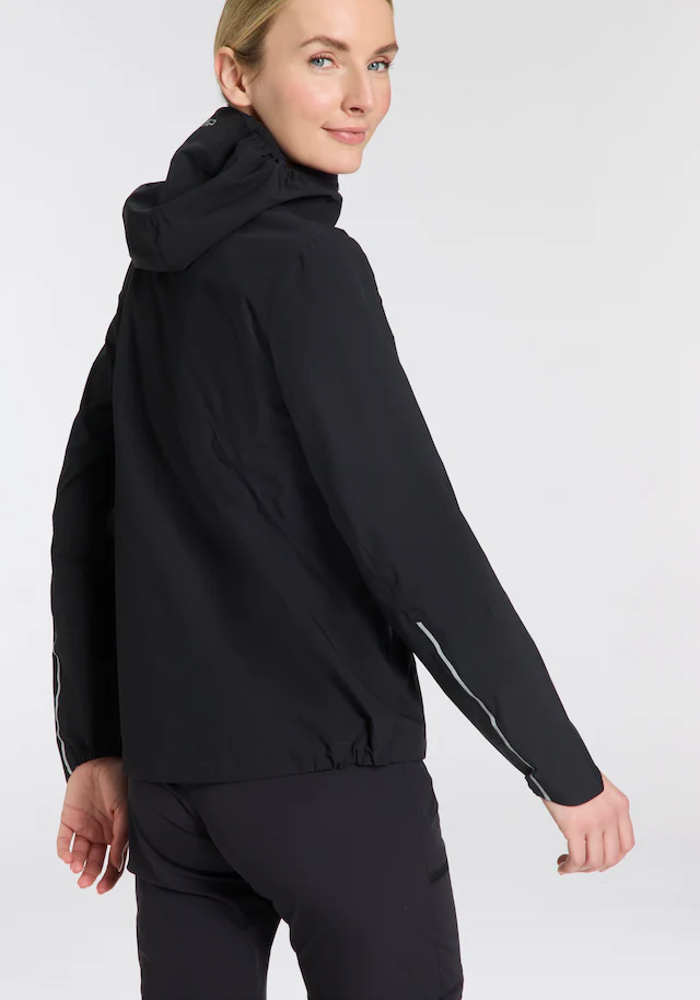 CMP Regenjacke mit regulierbarer Kapuze, 2-Lagen-Konstruktion, wasserdicht, winddicht