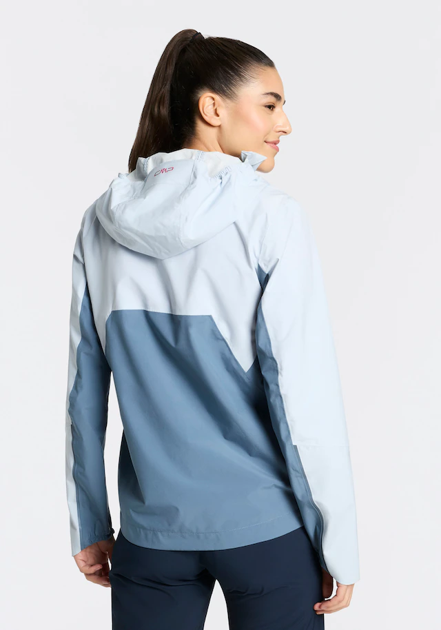 CMP Regenjacke mit regulierbarer Kapuze, 2-Lagen-Konstruktion, wasserdicht, winddicht