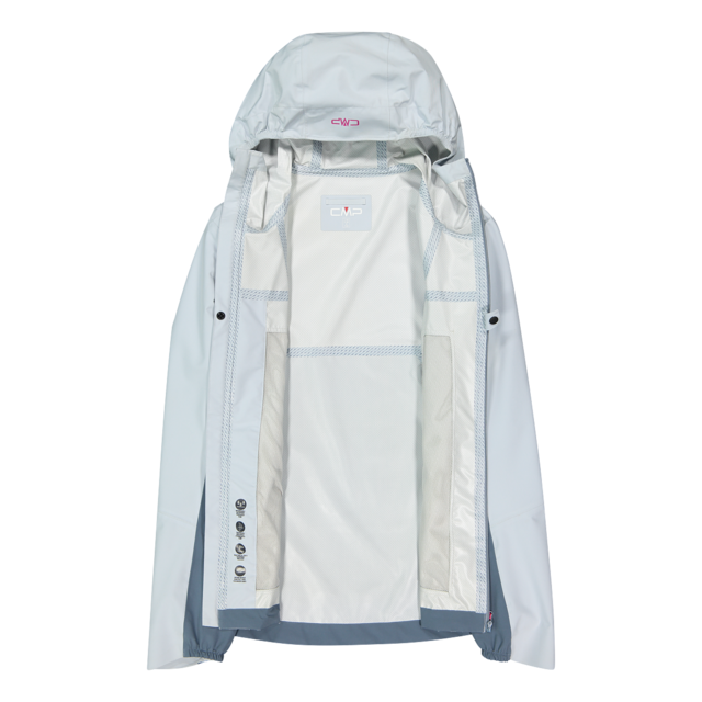 CMP Regenjacke mit regulierbarer Kapuze, 2-Lagen-Konstruktion, wasserdicht, winddicht