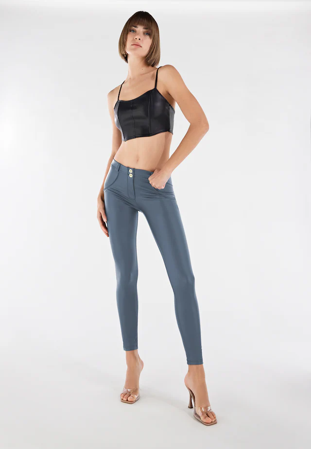 Freddy 7/8-Hose »WRUP REGULAR SUPERSKINNY 7/8« mit Push up-Effekt, aus Lederimititat