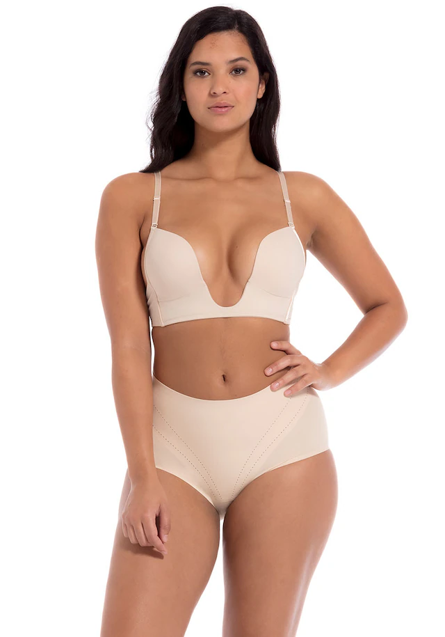 MAGIC Bodyfashion Bügelloser BH »V-Bra« extrem tief fallender Ausschnitt und extra tiefer Rücken