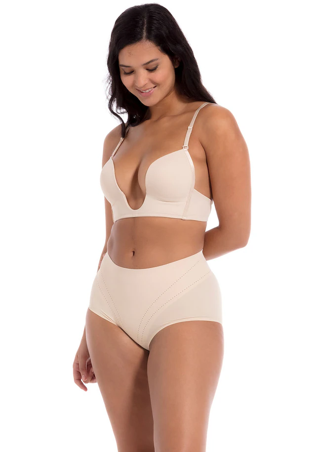 MAGIC Bodyfashion Bügelloser BH »V-Bra« extrem tief fallender Ausschnitt und extra tiefer Rücken