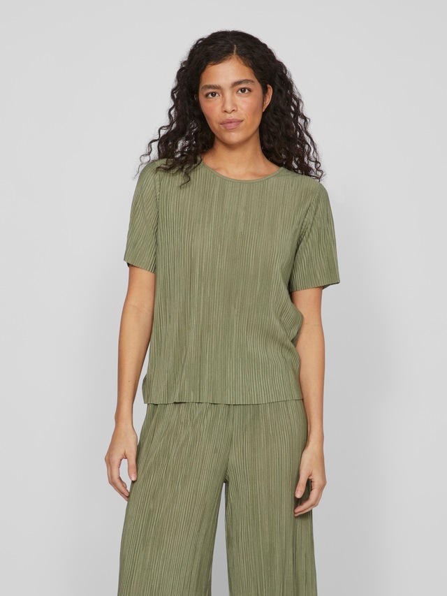 Vila Kurzarmshirt »VIPLISA O-NECK S/S TOP - NOOS«