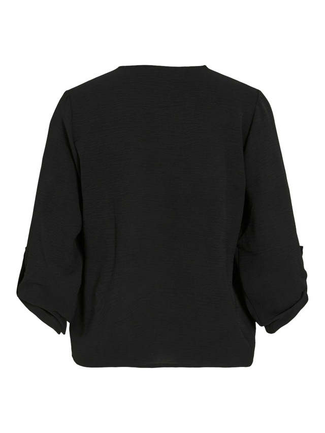 Vila Blusenshirt »VIJOSA 3/4 V-NECK TOP - NOOS«