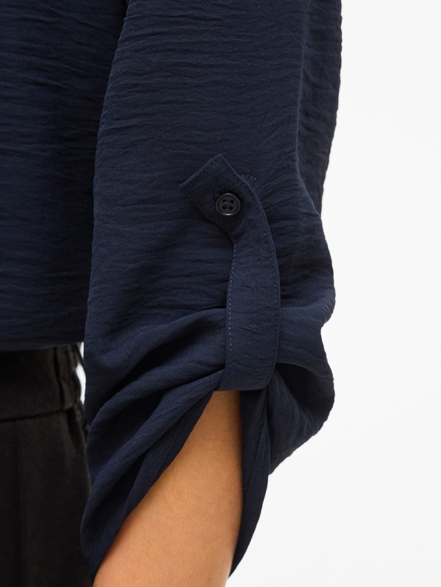 Vila Blusenshirt »VIJOSA 3/4 V-NECK TOP - NOOS«