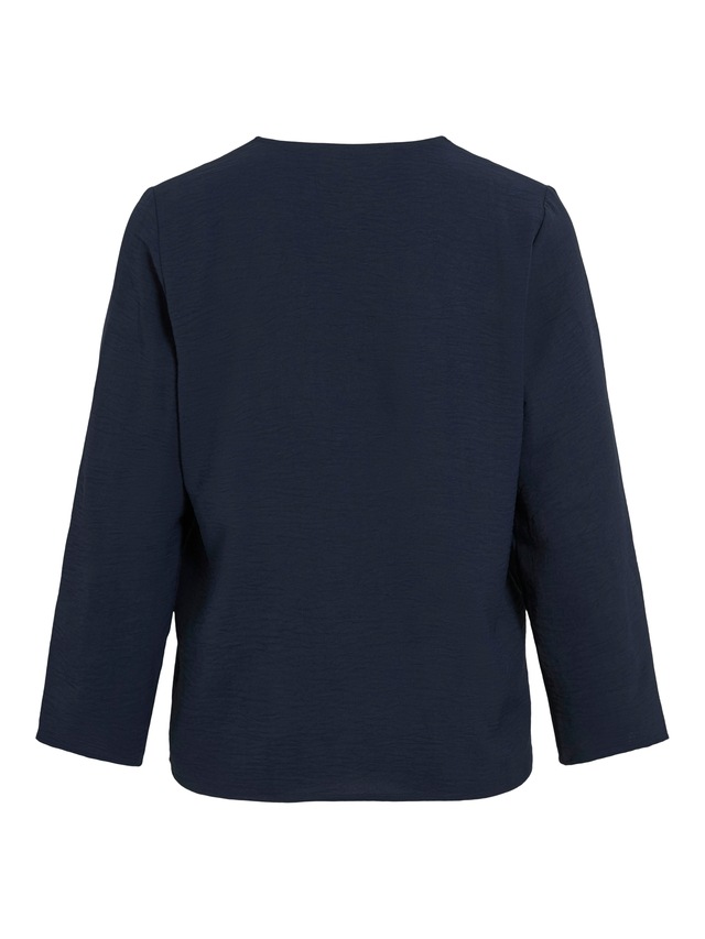 Vila Blusenshirt »VIJOSA 3/4 V-NECK TOP - NOOS«