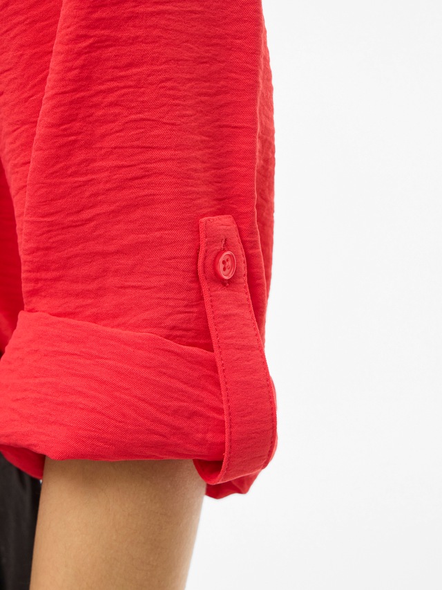 Vila Blusenshirt »VIJOSA 3/4 V-NECK TOP - NOOS«