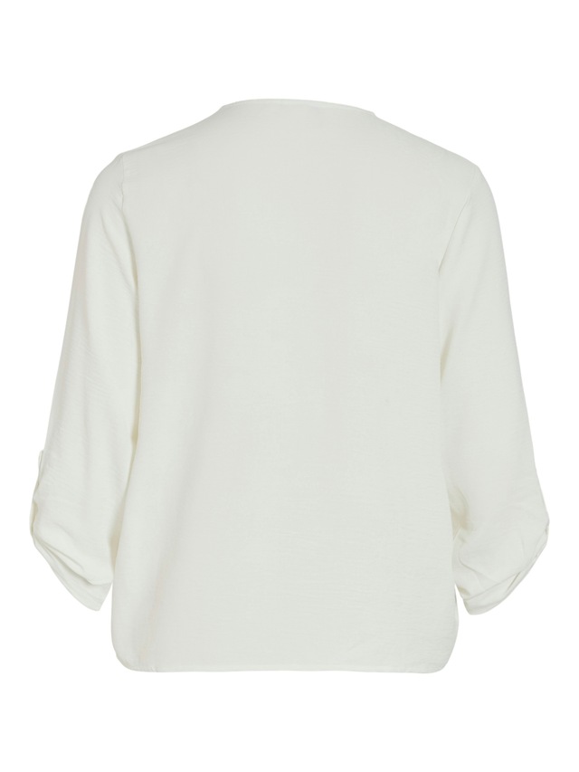 Vila Blusenshirt »VIJOSA 3/4 V-NECK TOP - NOOS«