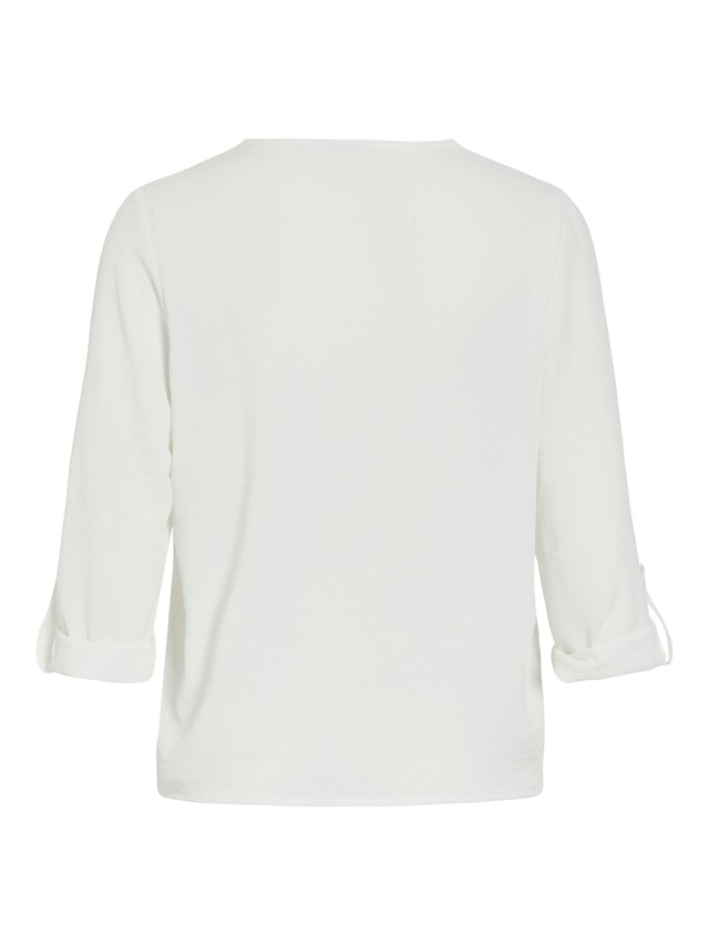 Vila Blusenshirt »VIJOSA 3/4 V-NECK TOP - NOOS«