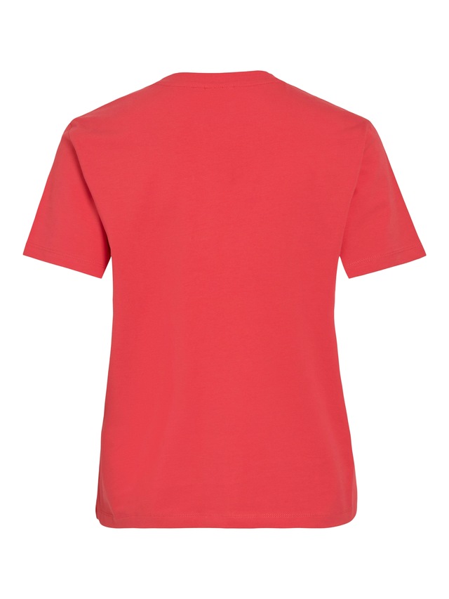 Vila »VINORA S/S T-SHIRT - NOOS« Baumwollmischung, regular fit