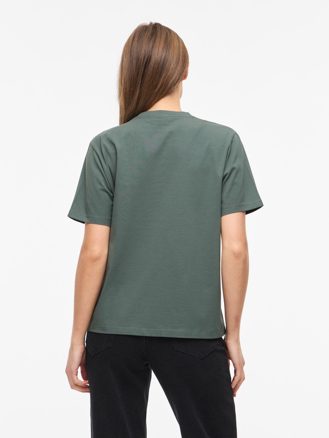 Vila »VINORA S/S T-SHIRT - NOOS« Baumwollmischung, regular fit