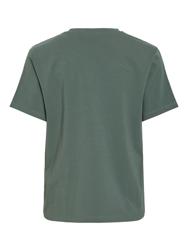 Vila »VINORA S/S T-SHIRT - NOOS« Baumwollmischung, regular fit