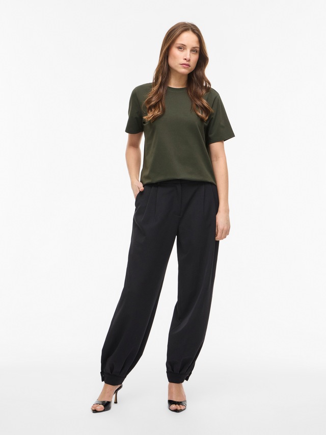 Vila »VINORA S/S T-SHIRT - NOOS« Baumwollmischung, regular fit