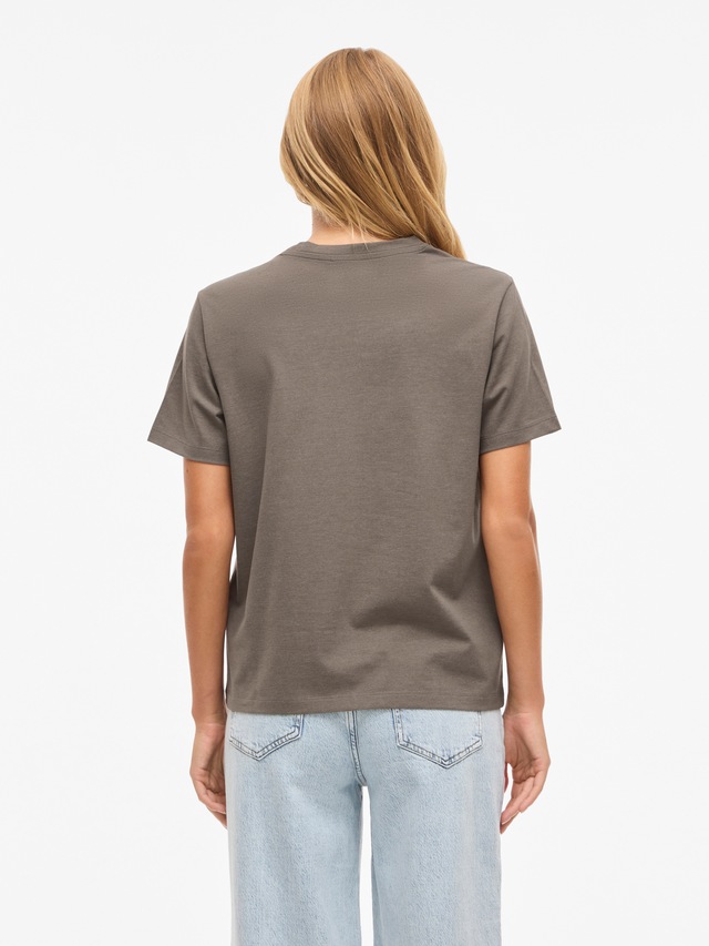 Vila »VINORA S/S T-SHIRT - NOOS« Baumwollmischung, regular fit