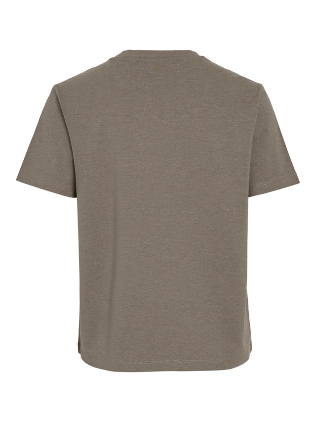 Vila »VINORA S/S T-SHIRT - NOOS« Baumwollmischung, regular fit